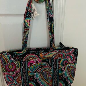 Vibrant Paisley Tote Bag NWT